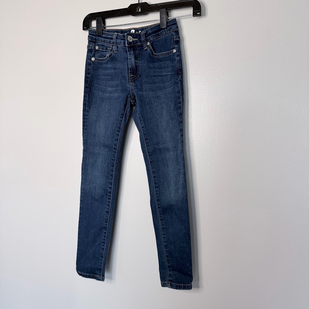 Dark Blue Girls Slim Jeans